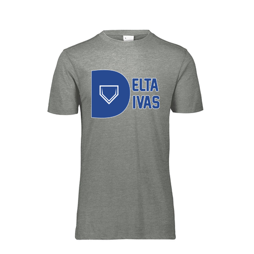 [FTSCUBGY-AS-LOGO2] Decker Men's Tri-Blend T-Shirt - Short Sleeve (Adult S, Gray, Logo 2)