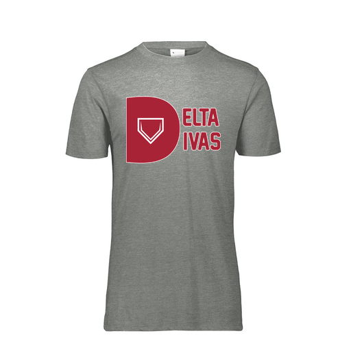 [FTSCUBGY-YS-LOGO3] Decker Youth Tri-Blend T-Shirt - Short Sleeve (Youth S, Gray, Logo 3)