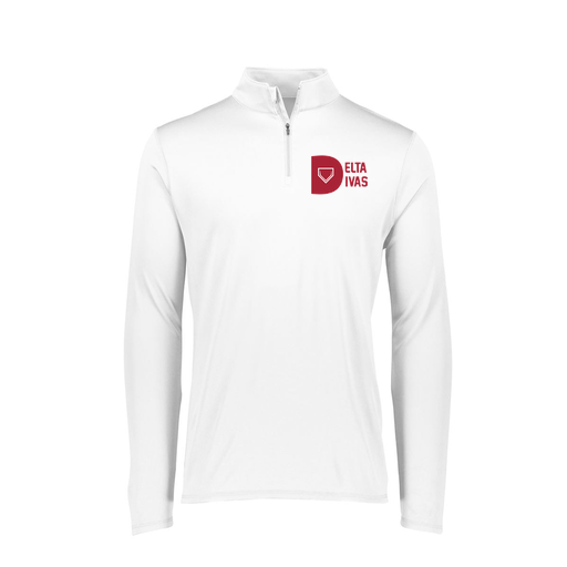 [FTLQFLWH-FAXS-LOGO3] Decker Women's Flex-Lite 1/4 Zip Shirt (Female Adult XS, White, Logo 3)