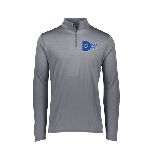 [FTLQFLGY-FAXS-LOGO2] Decker Women's Flex-Lite 1/4 Zip Shirt (Female Adult XS, Gray, Logo 2)