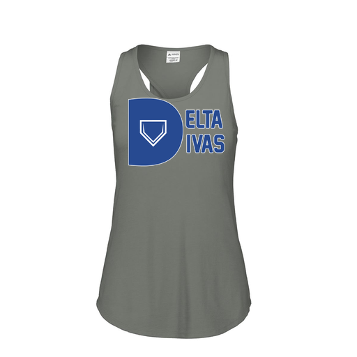 [3078.013.S-LOGO2] Ladies Tri Blend Tank Top (Female Adult S, Gray, Logo 2)