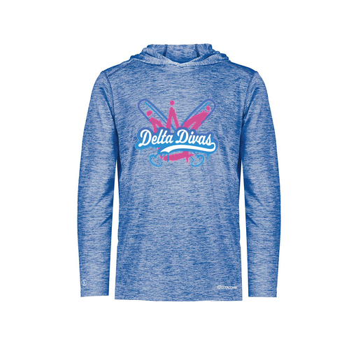 [FOLHCGRY-AS-LOGO1] Decker Men's Charge Hoodie (Adult S, Royal, Logo 1)