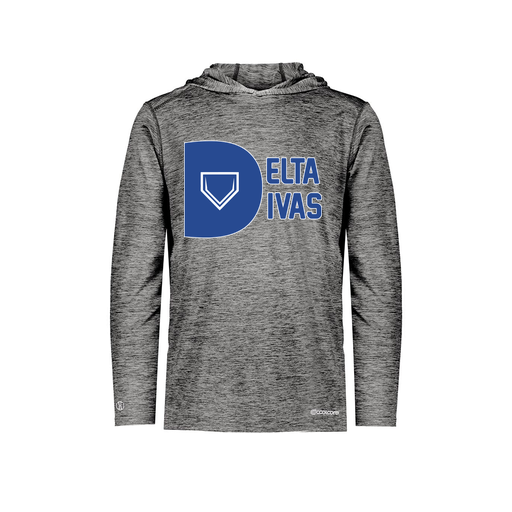 [FOLHCGBK-YS-LOGO2] Decker Youth Charge Hoodie (Youth S, Black, Logo 2)