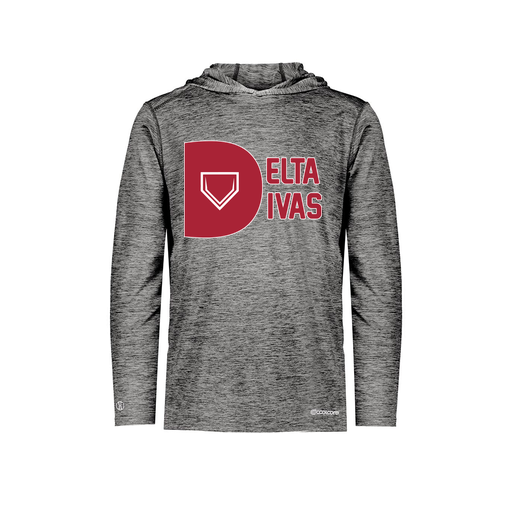 [FOLHCGBK-YS-LOGO3] Decker Youth Charge Hoodie (Youth S, Black, Logo 3)