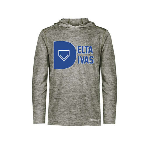 [FOLHCGGY-YS-LOGO2] Decker Youth Charge Hoodie (Youth S, Gray, Logo 2)