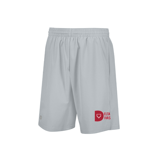 [229556.099.XS-LOGO3] Men's Weld Short (Adult XS, Silver, Logo 3)