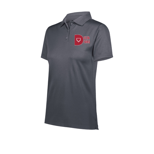 [222768-GRY-FAXS-LOGO3] Ladies Prism Polo (Female Adult XS, Gray, Logo 3)